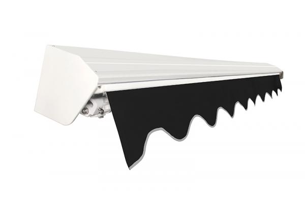 Acrylic Manual Retractable Awning Outdoor Sun Shade Canopy