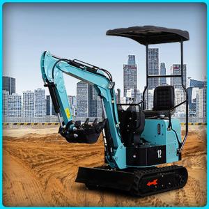 China Reliable Mini Hydraulic Excavator 1200Kg Powerful Mini Excavator Machine wholesale
