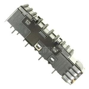 China 2007193-1 SFP+ Cage Solder Through Hole Right Angle wholesale