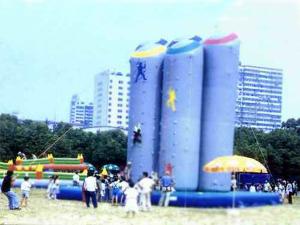 China Large-Scale Inflatable Amusement Park With Climbing Bungee Trampoline wholesale