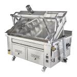 125kw Automatic Frying Machine 300L Gas Fryer Machine Stainless Steel