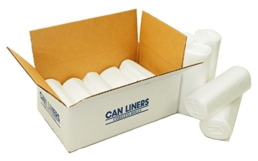 Plastic Disposable 13 Mic 50l Garbage Bags , Star Seal Clear Can Liners