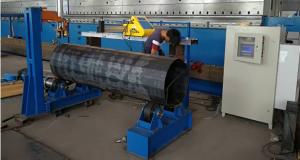 China CNC Light Pole Door Cutting Machine 3 Axis, Diameter 680mm, Stroke 2000mm wholesale
