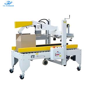 China Flexible Operation Automatic Box Sealing Machine With Stainless Steel Construction wholesale