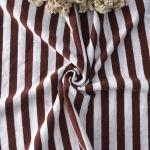 Fashionable AndNatural Texture Breathable Easy To Care ​Striped Material Fabric