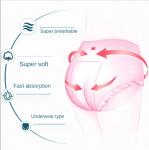 Organic Cotton Disposable Menstrual Panties Underwear with Soft Non-woven Top