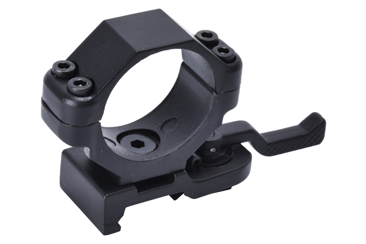 Aluminium 25-30mm Double Bolts Quick Release Laser Sight Light Mount for Optic Scope
