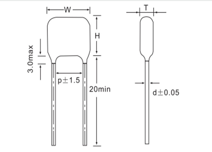 CBB81 472J1250V 15 CBB Polypropylene Film Capacitor For Mosquito Killer Lamp