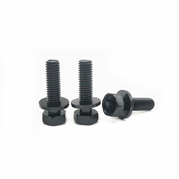 Class 10.9 External Hexagon Bolt High-Strength Carbon Steel Combined Flat Pad