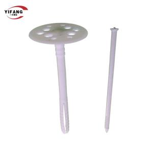 China 60mm Wall 50mm Plastic Insulation Anchors With Steel Nail wholesale