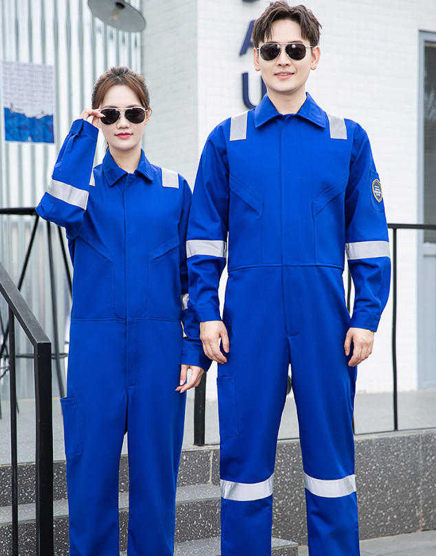Reflective Anti-Static FR Coveralls 100% Cotton, Shipyard/Sea Port/Steel-Making Welder