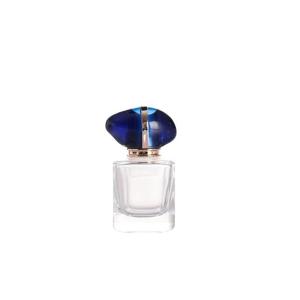 China 50ml 100ml Selling Clear Glass Perfume Bottle With Customized Lid wholesale
