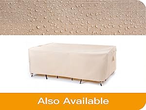 Outdoors Heavy Duty Waterproof Anti-UV Extra Large Patio Furniture/Sectional Sofa Cover,140"x86"