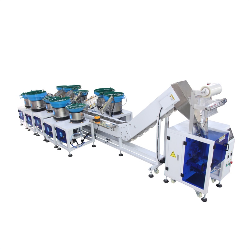 Hardware accessories multi - disc screw packing machine 10 - disc rotary bucket type packing machine