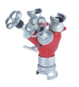 China 1.75in 2 Ways Water Divider Fire Hydrant Accessories Coupling Connection wholesale