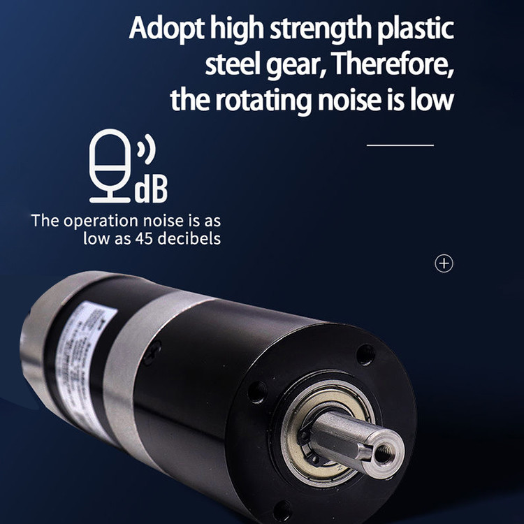 Small DC Servo Motor 100 Watt 57mm 1/26 Reduction Ratio 9.3Nm Output Torque