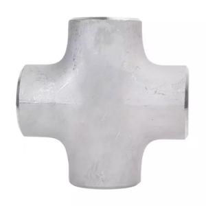 China DIN 4 Inch Stainless Steel Pipe Fittings SS304 4 Way Welded Cross wholesale