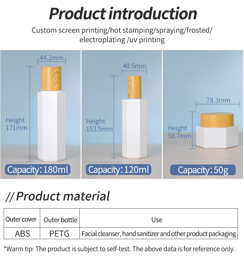 PP / Acrylic Refillable Cosmetic Bottles 100ml Square Perfume Bottle Custom Transparent