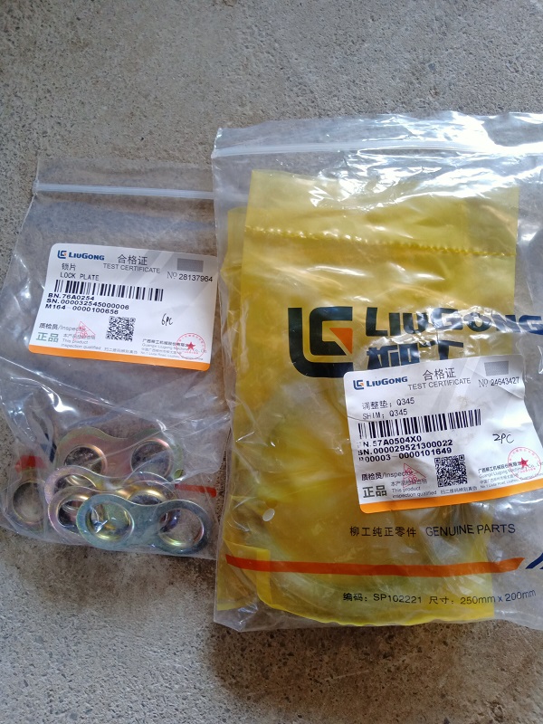Construction Machinery Lock Plate 76A0254 For Engine Wheel Loader in Energy Mining
