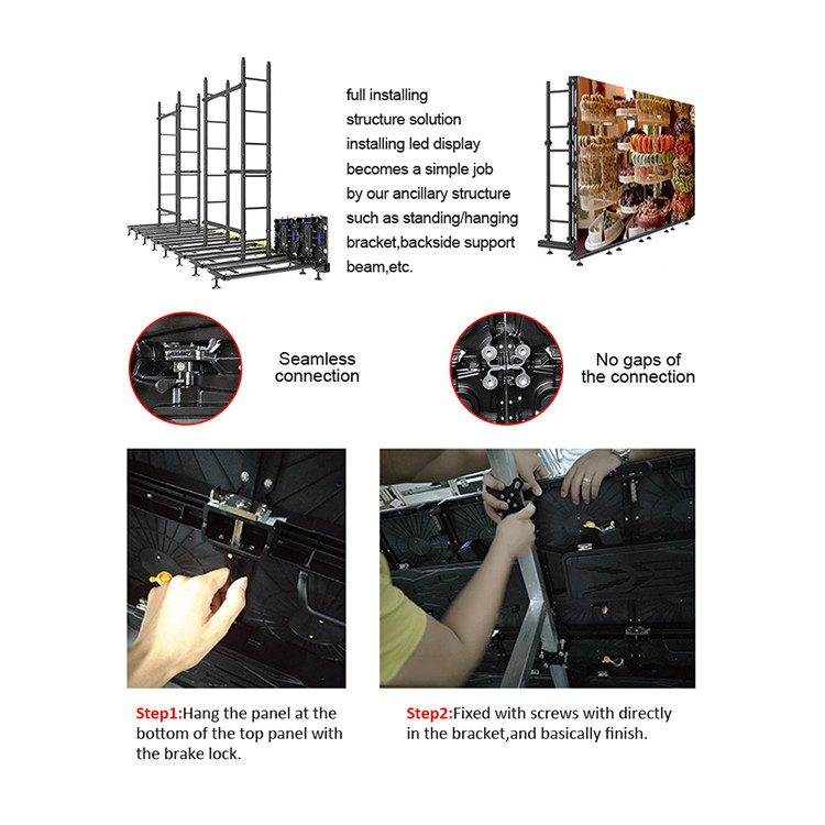 Weatherproof Outdoor P2.976 Full Color LED Video Wall