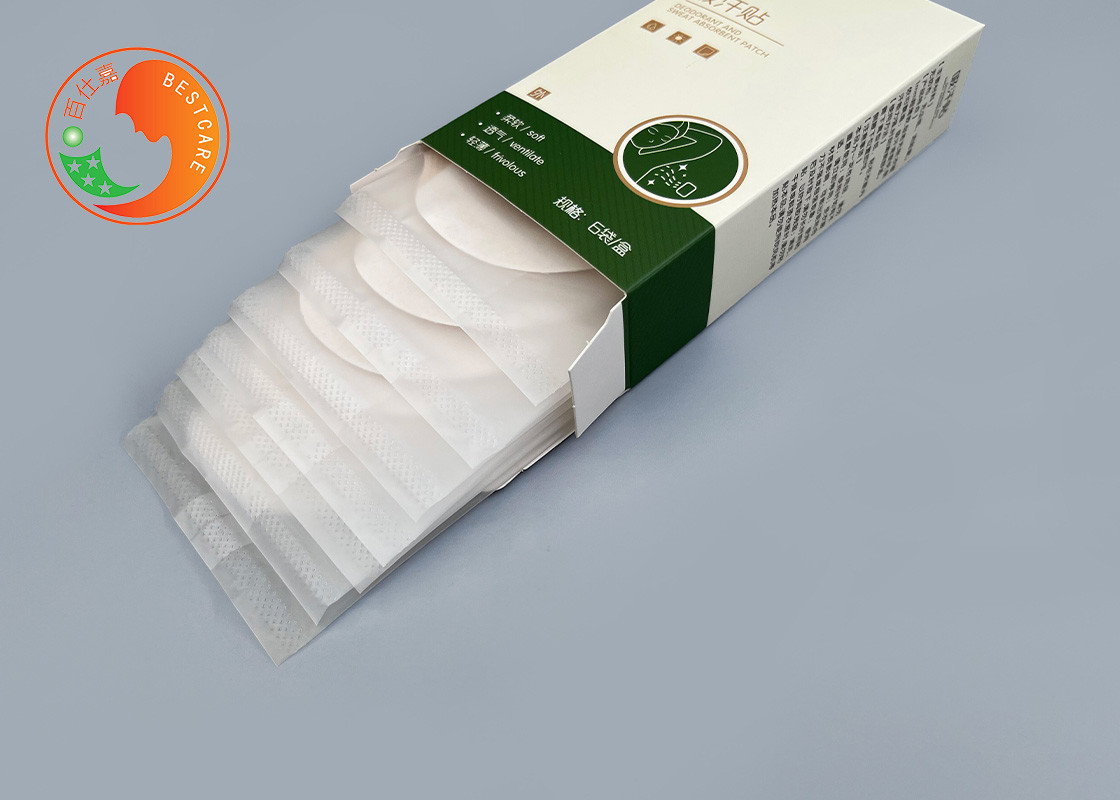Hidroschesis Disposable Underarm Sweat Pads Absorb Fragrance Stick Beige