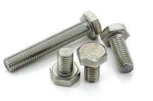 China Carbon Steel Metric Hex Head Cap Screw 4.8 8.8 Grade DIN933 DIN931 16mm - 70mm Length wholesale