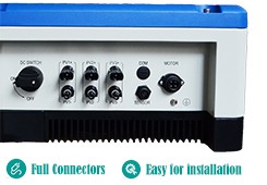 Fanless Domestic Solar Inverter / Solar Ac Pump Controller Wall Mounting Installation