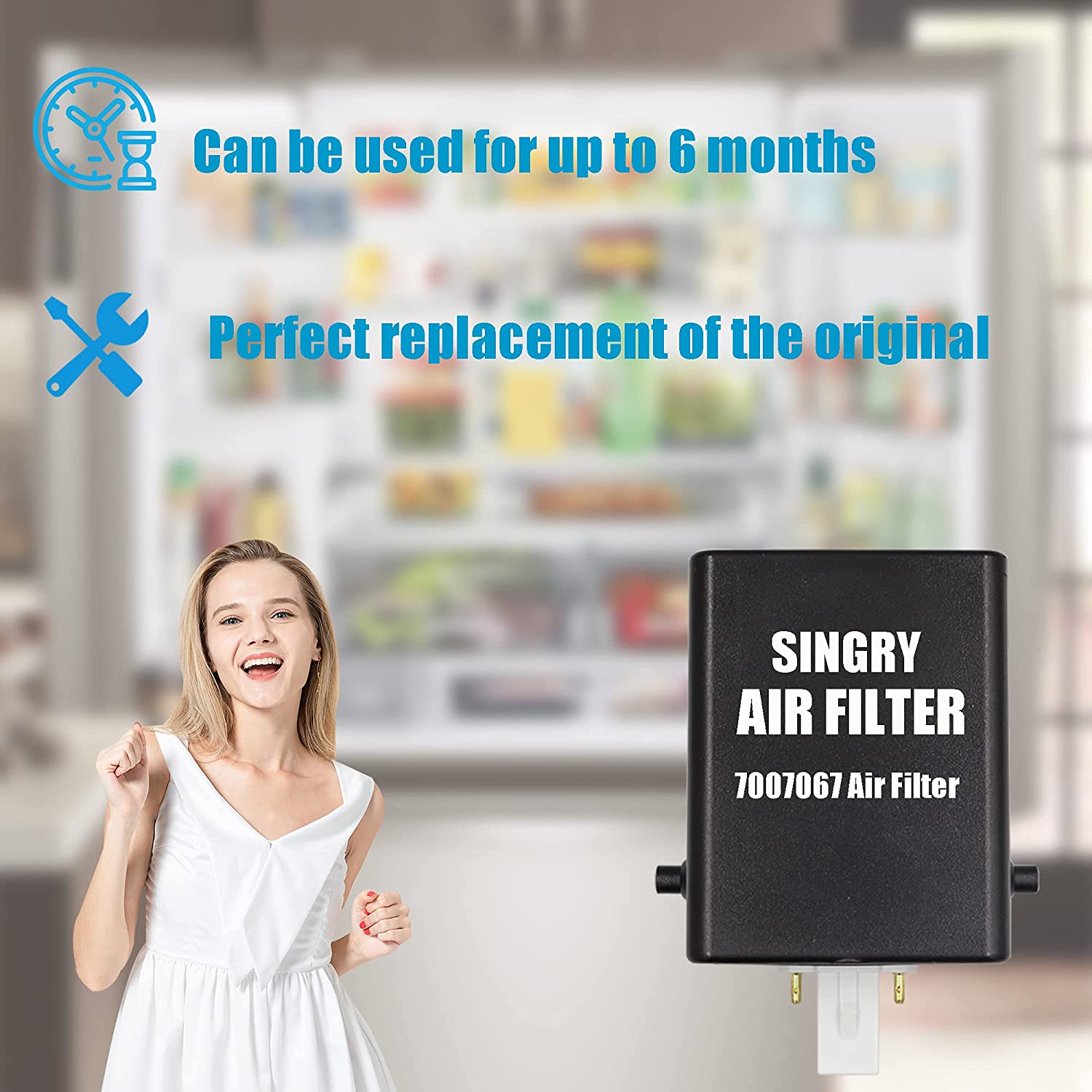 Ozone Water Purifier Refrigerator Air Purification Cartridge 7042798 for Benefit