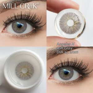 Millcreek Angeles N Ash Grey Colored Contact Lenses with 8.5mm Base Curve and