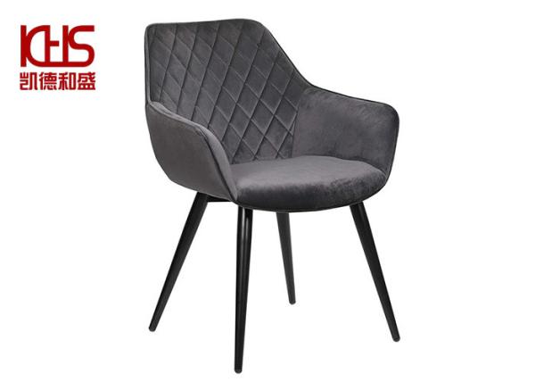 Sun-Resistant Luxury Velvet Dining Chairs Modern Home Furniture Stainless Steel