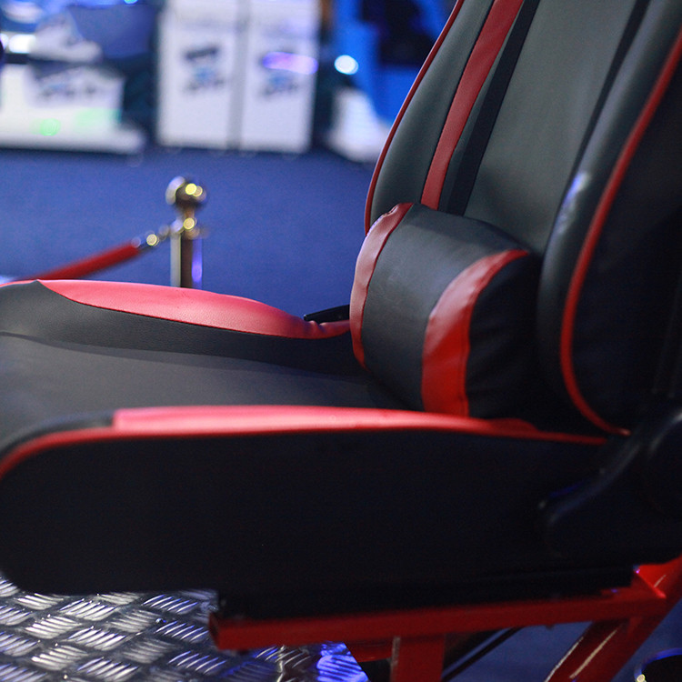 3 Screen Video Racing Game Simulator Machines , F1 Amusement Park Racing Simulator Arcade Machine
