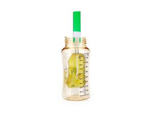 China Breast Like Nipple Newborn Formula Bottles , Clear Small Baby Milk Bottles wholesale