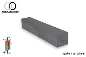 China Permanent Ferrite Block Magnets Y30 C8 Radial Magnetized Direction wholesale