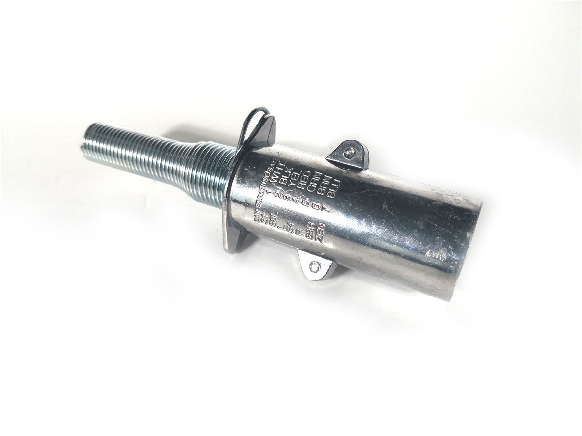 24v S Type 7 Pole European Trailer Plug 7 Pin With Metal Cable Holder