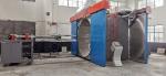 PLC Control Shuttle Rotomolding Machine With 15-30min Cycle Time