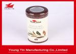 Slimming Cylinder Metal Coffee Tins , Metal Tins Box For Coffee Bar Packaging