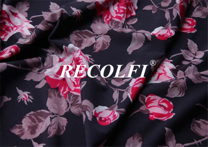 Digital Print Recycled Activewear Knit Fabric Mesh Cycling Wear