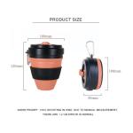 450ml Retractable Food Grade Silicone Travel Mug