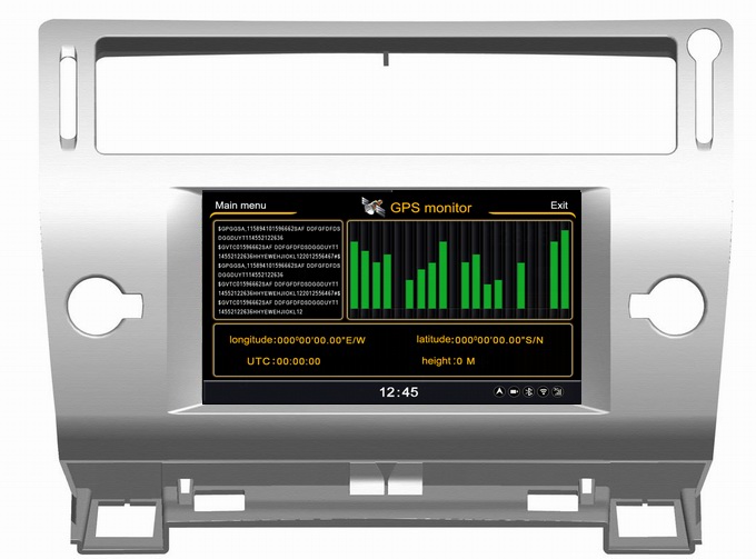 Ouchuangbo car audio 3D GPS navigation Citroen C4 S100 platform 3G Wifi radio player OCB-088