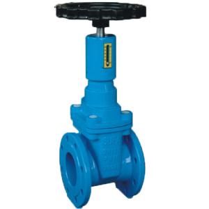 China Non Rising Stem Water Gate Valve Flange Resilient Seated With Signal Display wholesale