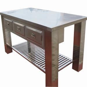 China RK Bakeware China Foodservice Custom Commercial Kitchen Stainless Steel Kitchen Cabinet Baking Tray Trolley wholesale