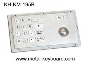 China Panel Mount Industrial Industrial Keyboard with Trackball , 16 Keys Digital Keyboard wholesale