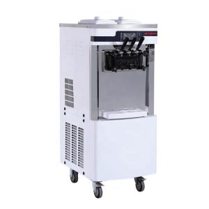 China Outdoor Sale Automatic Commercial Stainless Steel Soft Serve Ice Cream Machine with Three Flavors wholesale