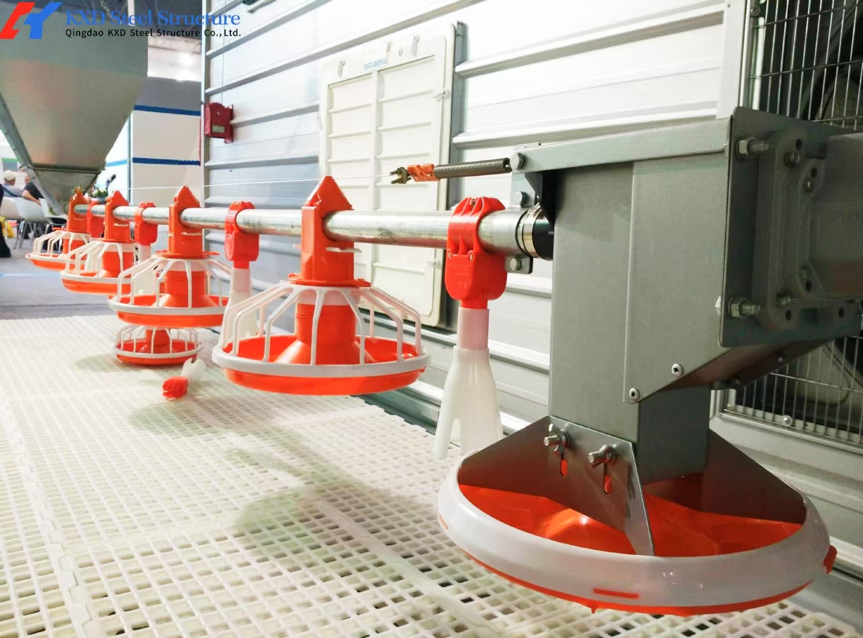 Hot Dip Galvanized Steel Poultry Farming Cage Automatic Meat Broiler Battery Cages