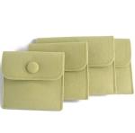 Velvet Microfiber Suede Jewelry Pouch Bags For Necklaces Rings Bracelets