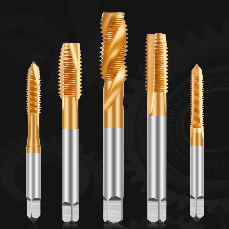 M6 - M10 Spiral Fluted Tap Carbide Milling Cutter Metric Screw Thread Tap