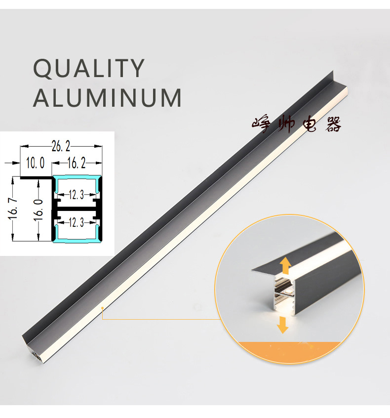 Modern Design Showcase Lighting For Cabinet With 3500K Warm Light