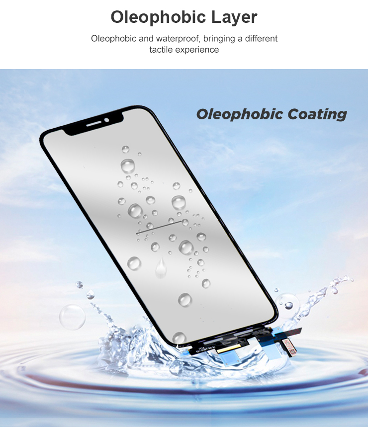 LCD Mobile Phone Touch Panel Screen Iphone X Digitizer frame Replacement