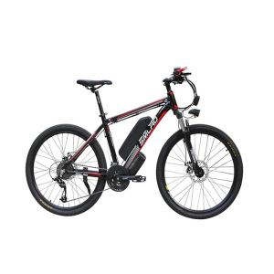 China Black 6061 Aluminium Electric Bike , 26 Inch 350w E Bike CE Certification wholesale