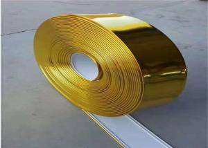 China Channel Letters Polished Aluminum Strips , Aluminum Metal Strips Color Painted wholesale